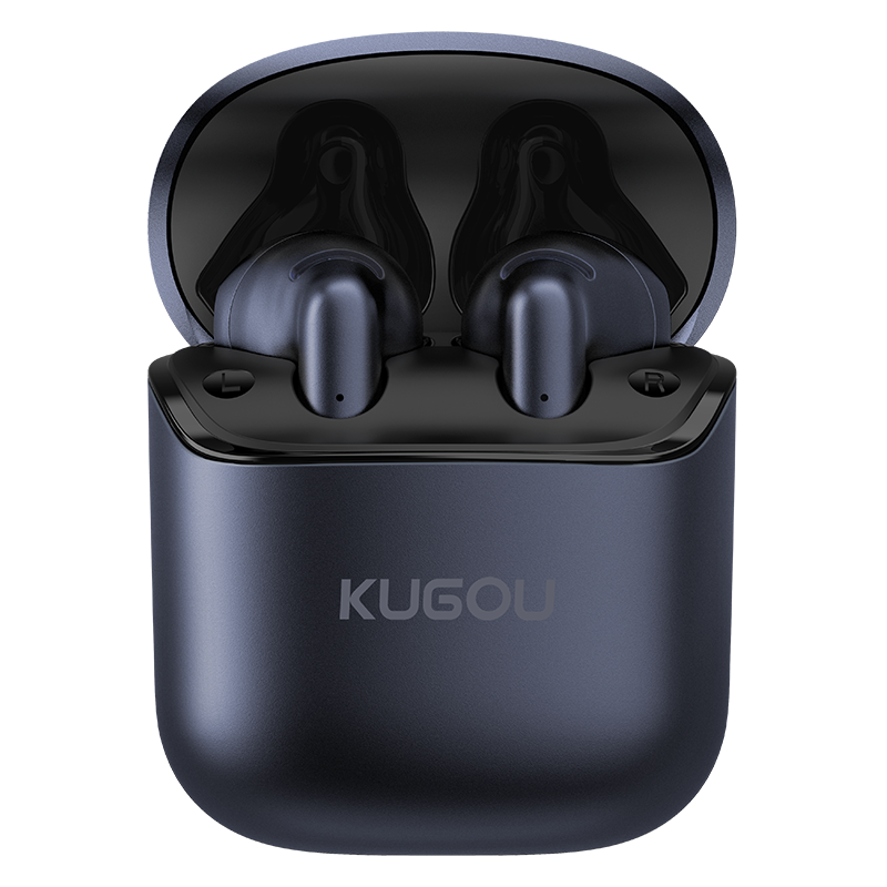 kugou 酷狗m2真无线蓝牙耳机柄式半入耳运动游戏耳机超长续航 深空蓝