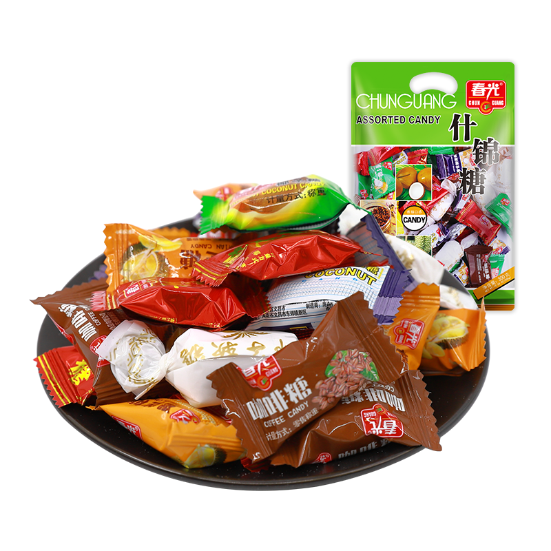 龚俊同款徐福记混合口味什锦糖新年糖桶550g约100颗婚庆喜糖年货年糖