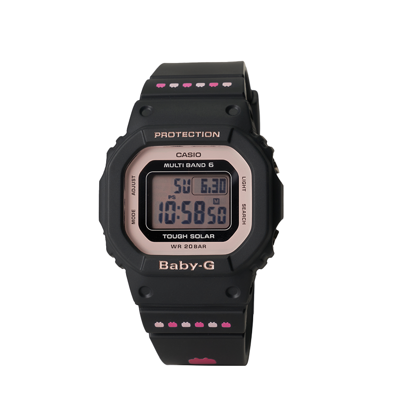 防震防水全自动日历高亮度led照明时尚女表bgd-5000u-1bpr