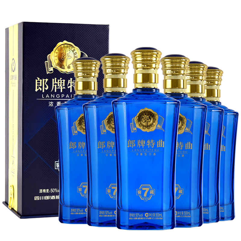 郎酒郎牌特曲窖藏7号50度500ml6瓶浓香型高度白酒整箱装
