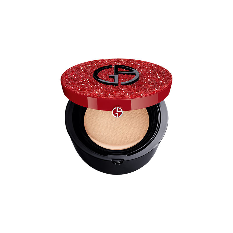 阿玛尼armani红气垫轻垫精华粉底液2号色粉芯琉光气垫盒礼盒适合白皙