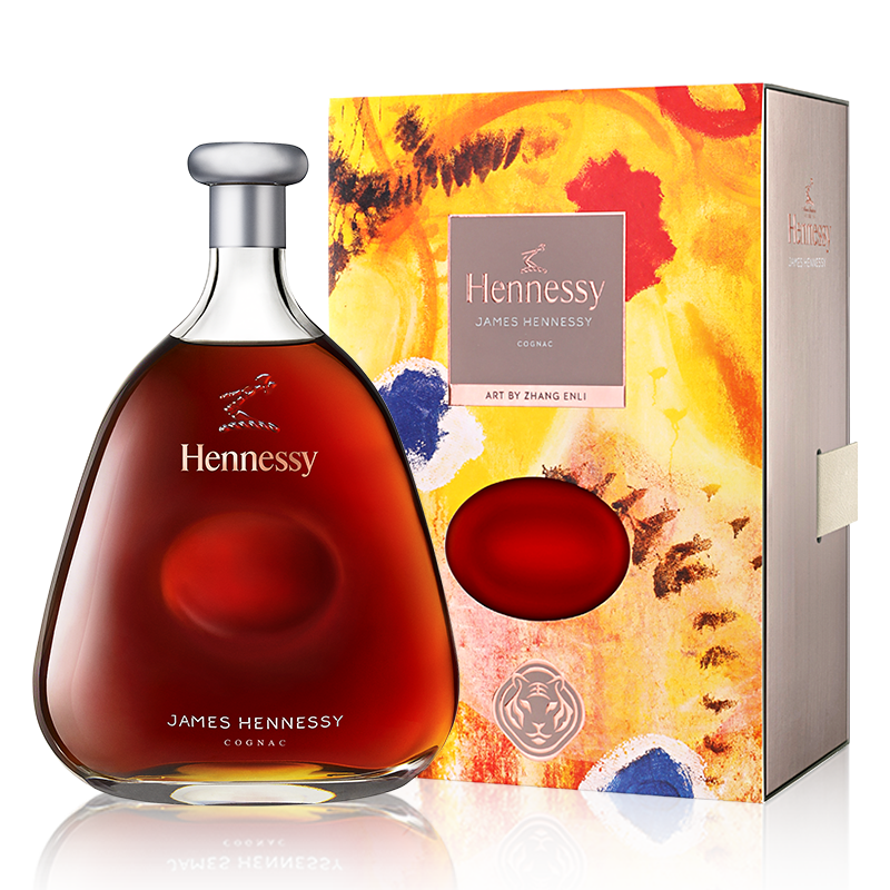 轩尼诗詹姆士 干邑白兰地 700ml 2022虎年特别版礼盒 进口洋酒 998元