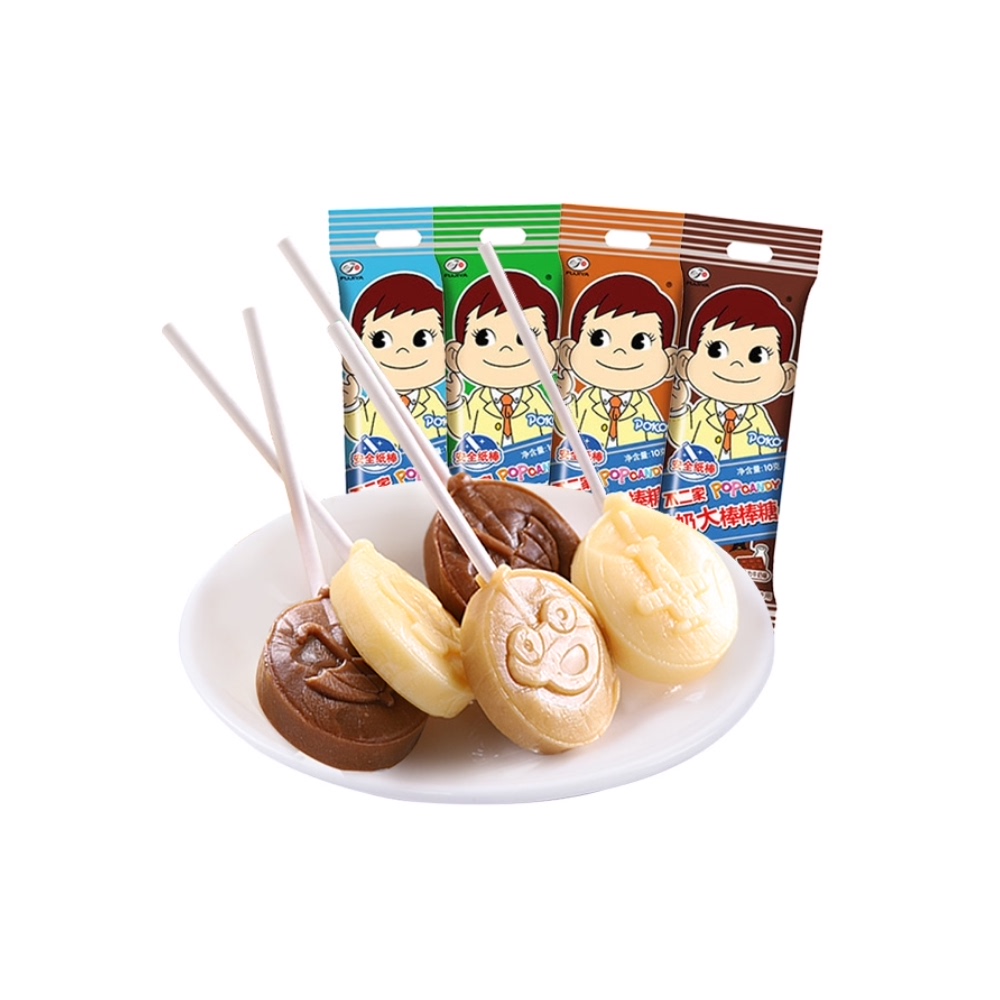 【凑单】不二家棒棒糖牛奶味10g*1支糖果奶糖喜糖网红儿童棒棒糖 1元