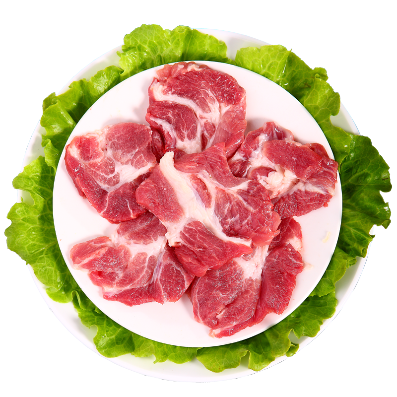 拍3件 双汇 国产猪梅花肉500g 冷冻猪梅肉猪梅条肉 火锅食材涮肉食材