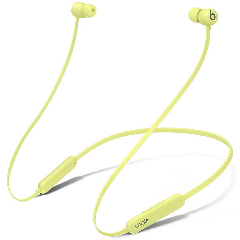 beats flex蓝牙耳机运动挂脖式苹果无线 beats耳机 柚子黄 咨询优惠 3