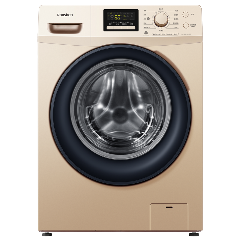 洗衣机全自动9公斤bldc变频电机安静低噪除菌除螨洗消泡喷淋rg90d1422