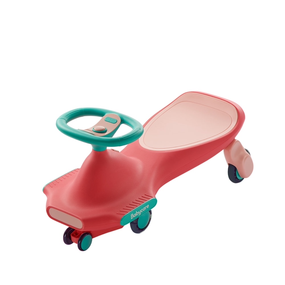 米迪象儿童扭扭车宝宝溜溜车摇摆车闪光音乐静音滑行车宝宝玩具车防