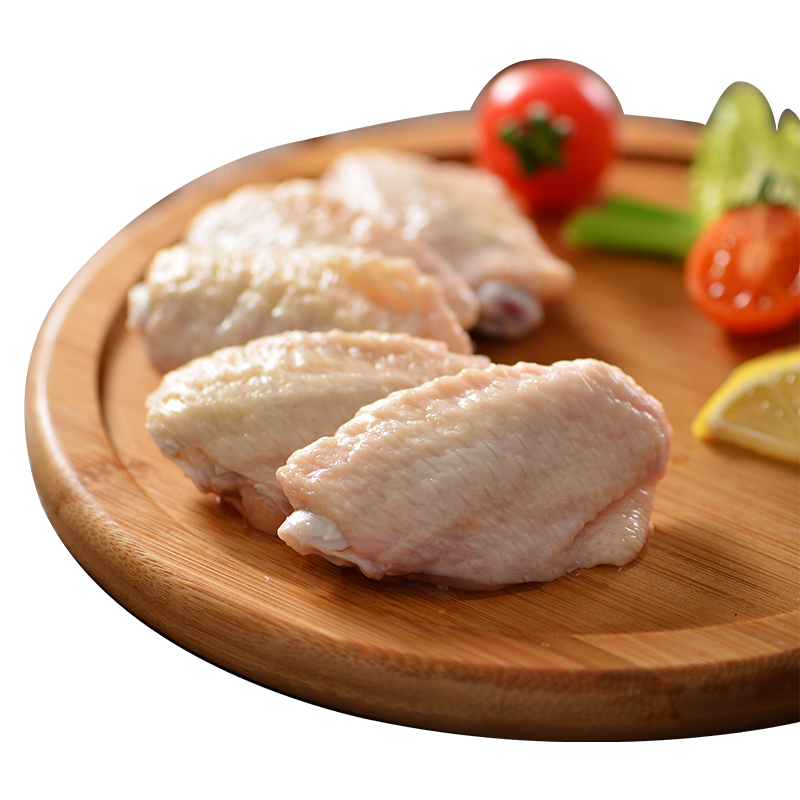 拍3件 华都食品 白羽鸡 鸡翅中 单冻翅中 1kg/袋 冷冻 圈养 出口日本