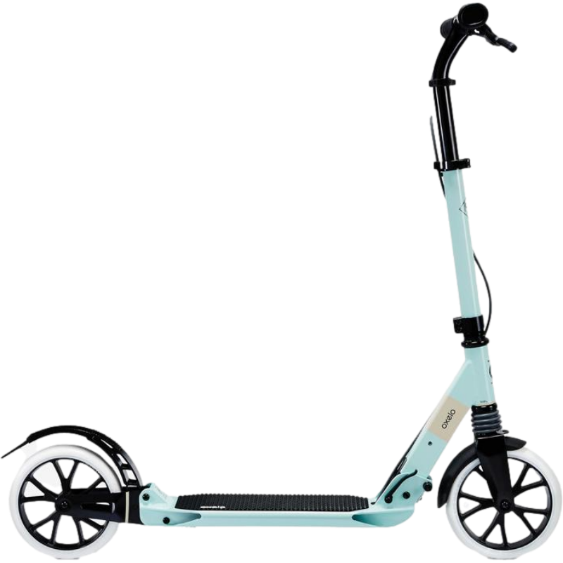 迪卡侬滑板车成人成年折叠避震手刹两轮滑轮oxelo-s 成人优选版冰感