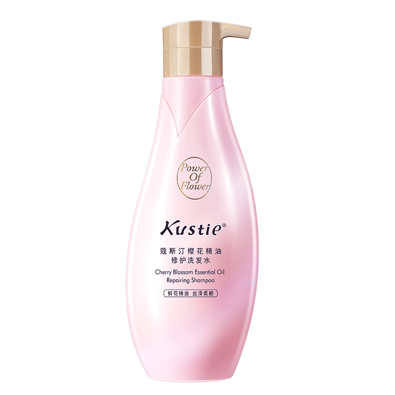 拍3件 蔻斯汀樱花精油修护洗发水500ml 蓬松修护头发清爽柔顺 120.