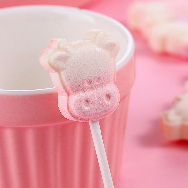 牛头奶棒棒糖卡通宝宝奶酪棒棒糖果儿童牛奶片可爱网红创意2袋 8.9元