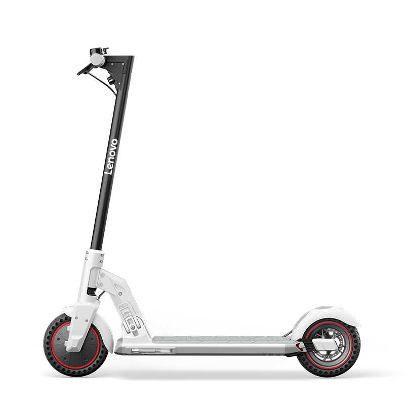 联想lenovom2电动滑板车白色蜂窝胎