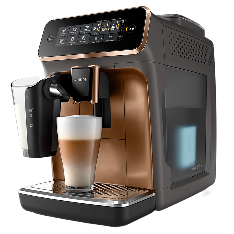 飞利浦philips咖啡机家用意式全自动现磨咖啡机lattego奶泡系统5种
