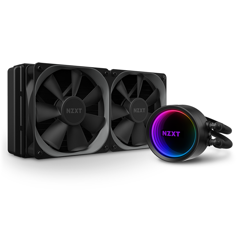 恩杰 nzxt kraken 海妖 x53 240mm一体式水冷散热器(水冷头可调色rgb