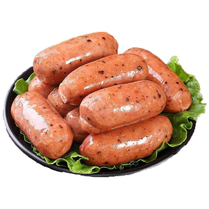 拍2件plus会员火山石烤肠正宗肉肠地道黑胡椒烤肠台湾台式烤香肠原味