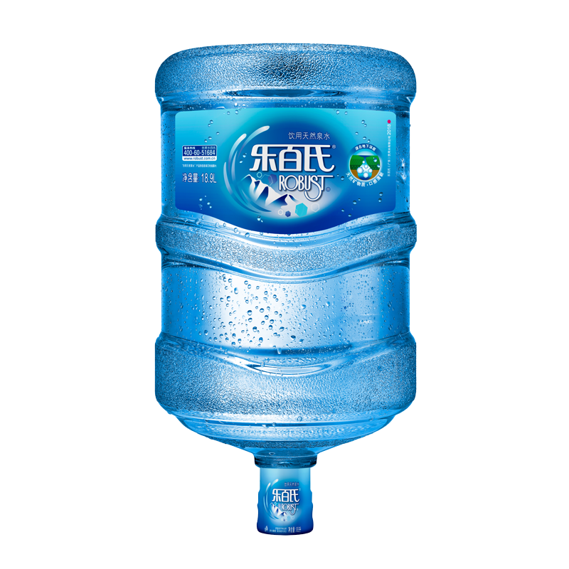 乐百氏 (robust ) 饮用天然泉水18.9l/17.
