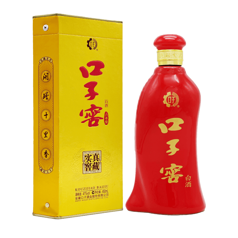 【酒厂直供】口子窖6年型 六年型41度450ml*1单瓶口子酒白酒 158元