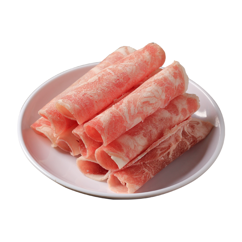 拍4件 浩渔郎 羊肉卷肥羊卷 精品肉1斤 火锅食材 生鲜 散养羊肉 羊肉