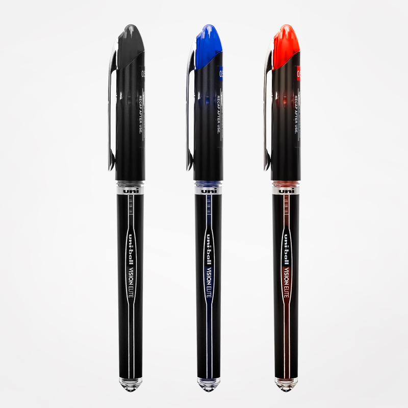 日本uni三菱ub-205走珠笔 三菱签字笔ub-205 办公学生用水笔0.5mm 9.