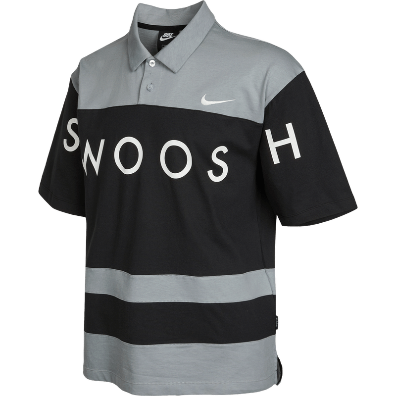 18日0点耐克nike男子t恤asmnswswooshsspolo运动服dj5370010黑色xxl码