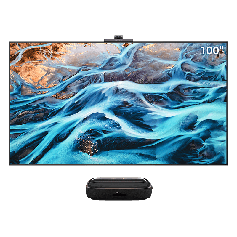 海信激光电视 100l9f 100英寸 107%高色域 视频通话  128gb 远场语音