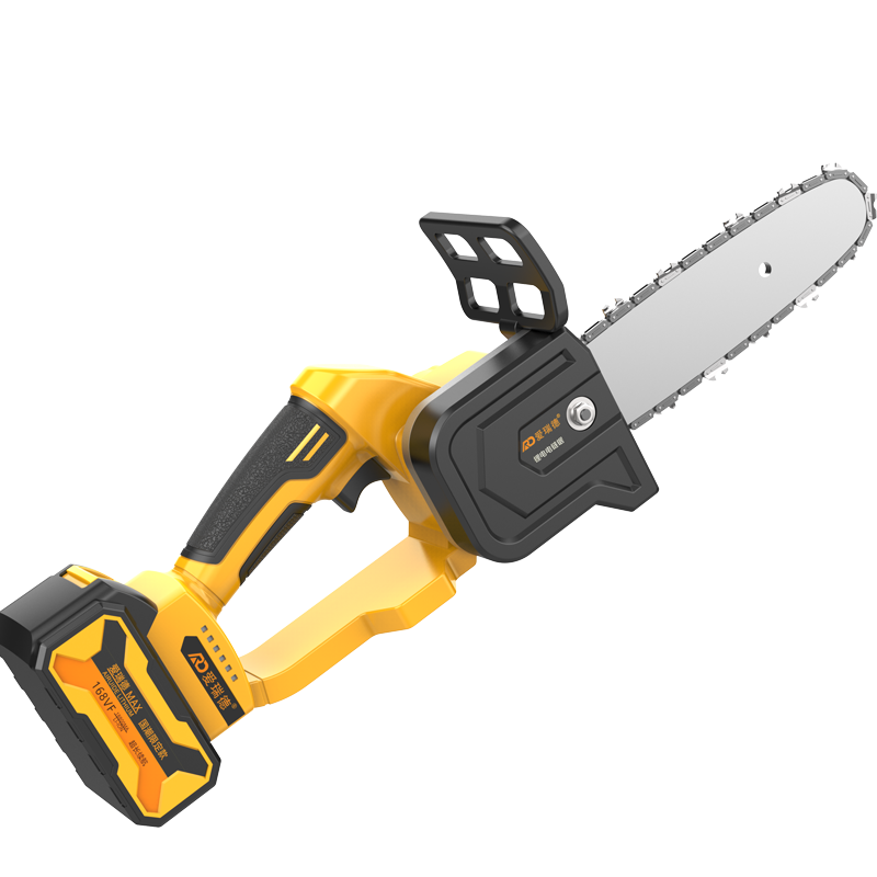 德国爱瑞德充电电锯家用锂电电链锯电动伐木锯手持果园修枝砍树链锯