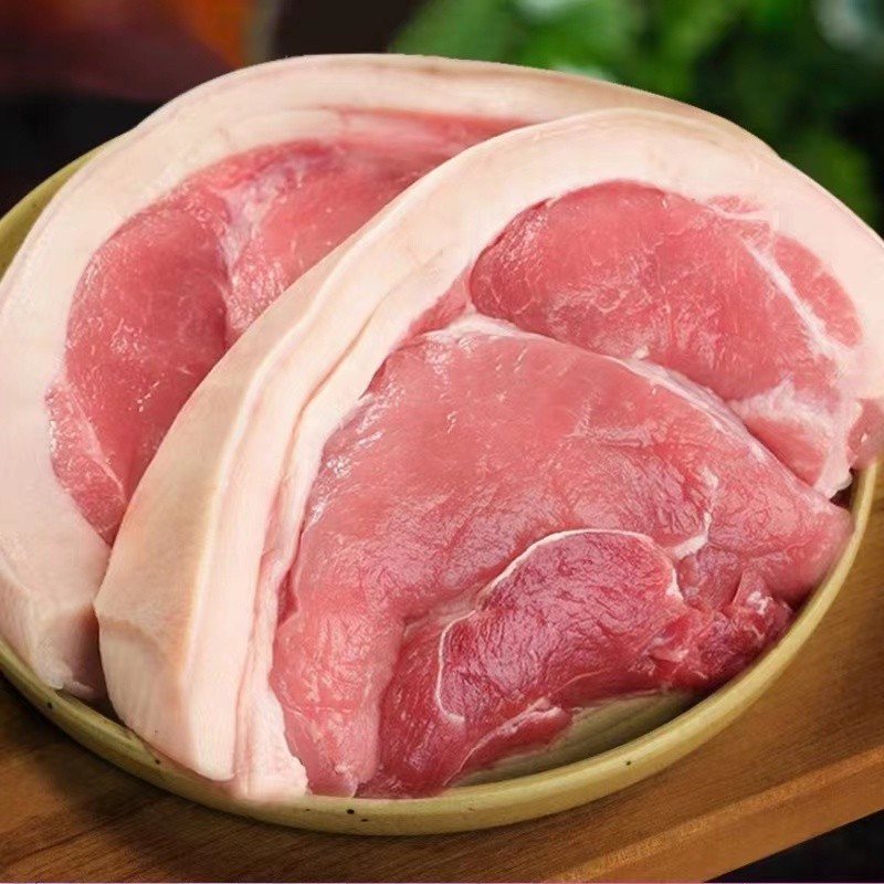 拍5件 新鲜冷冻猪肉后腿肉块新鲜猪肉后腿肉生猪肉散养猪瘦肉五花肉