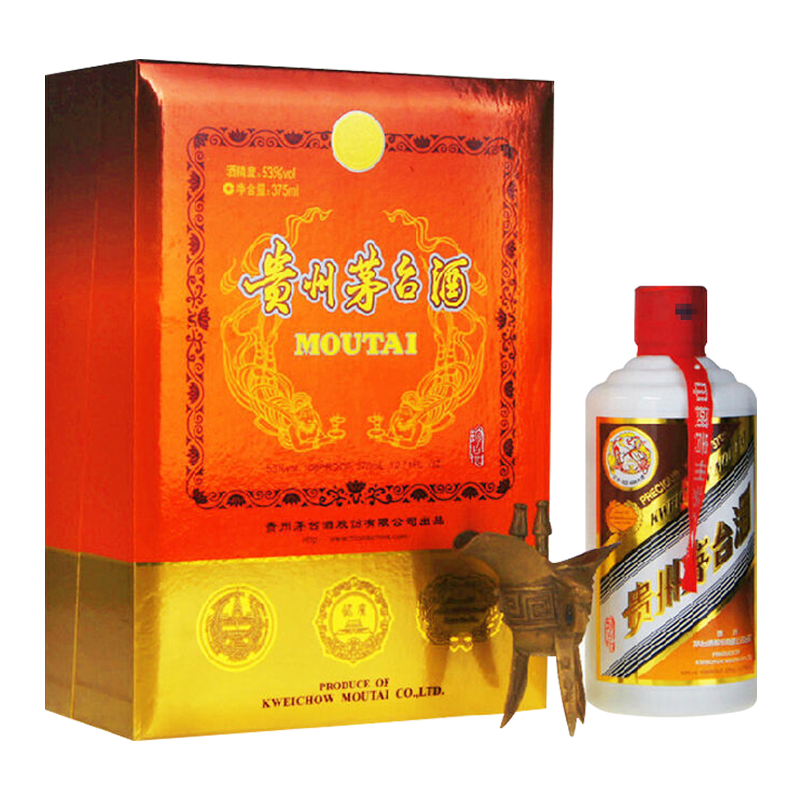 茅台 纸珍 53度 375ml*6瓶 整箱装 酱香型白酒 22869元