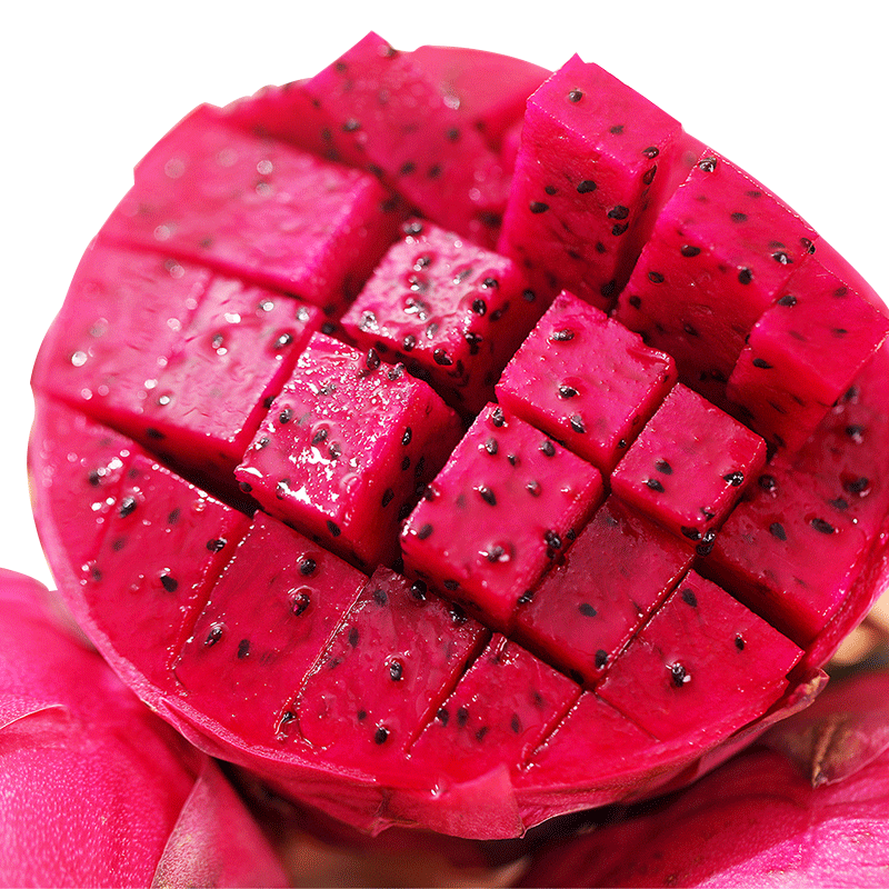 拍3件 佳农 国产红心火龙果 单果300g起 广西蜜宝 总净重5斤起 生鲜