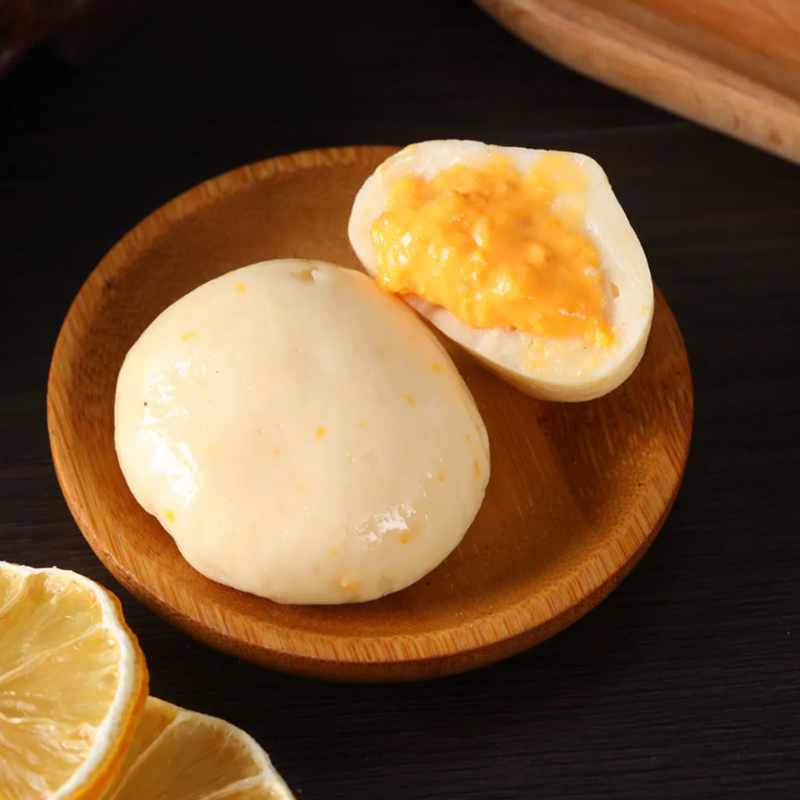 鱼籽包麻辣味速食丸子爆汁鱼丸开袋即食爆浆鱼籽蛋网红零食 柠檬味