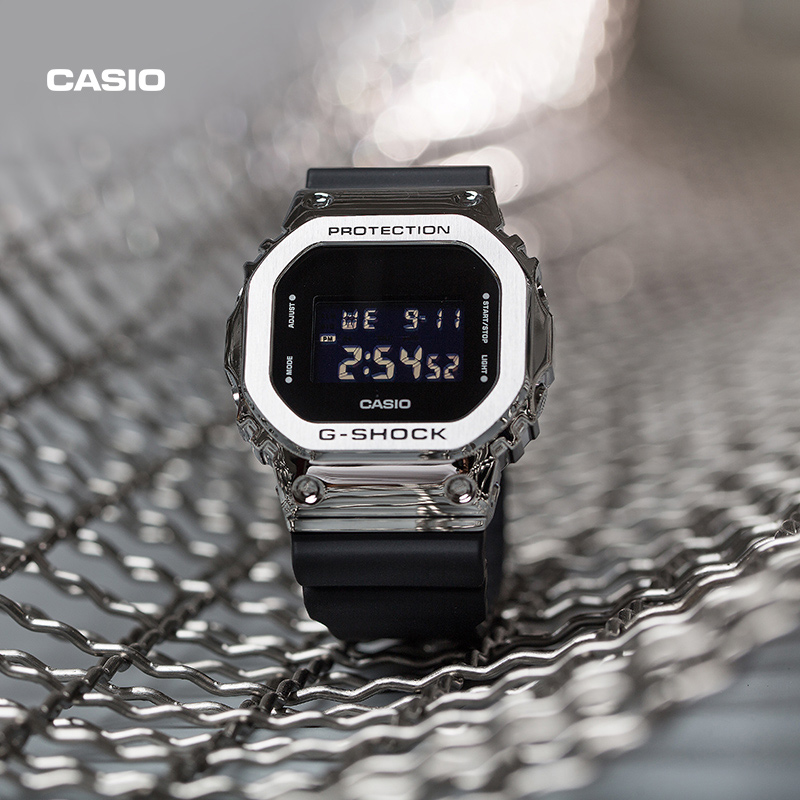 卡西欧旗舰店gm-5600b防水运动潮流手表男士官网官方正品 g-shock