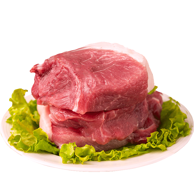 龙大肉食 去皮黑猪后腿肉400g 蓬莱生态黑猪肉生鲜 猪腿肉后臀尖猪肉