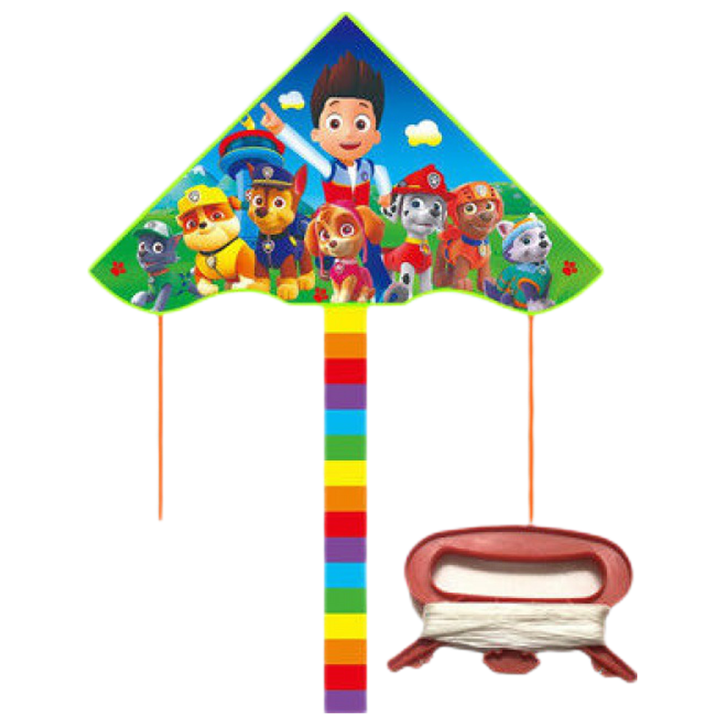 儿童风筝微风易飞玩具卡通潍坊风筝厂家批发直销 汪汪队 50米线板 9.