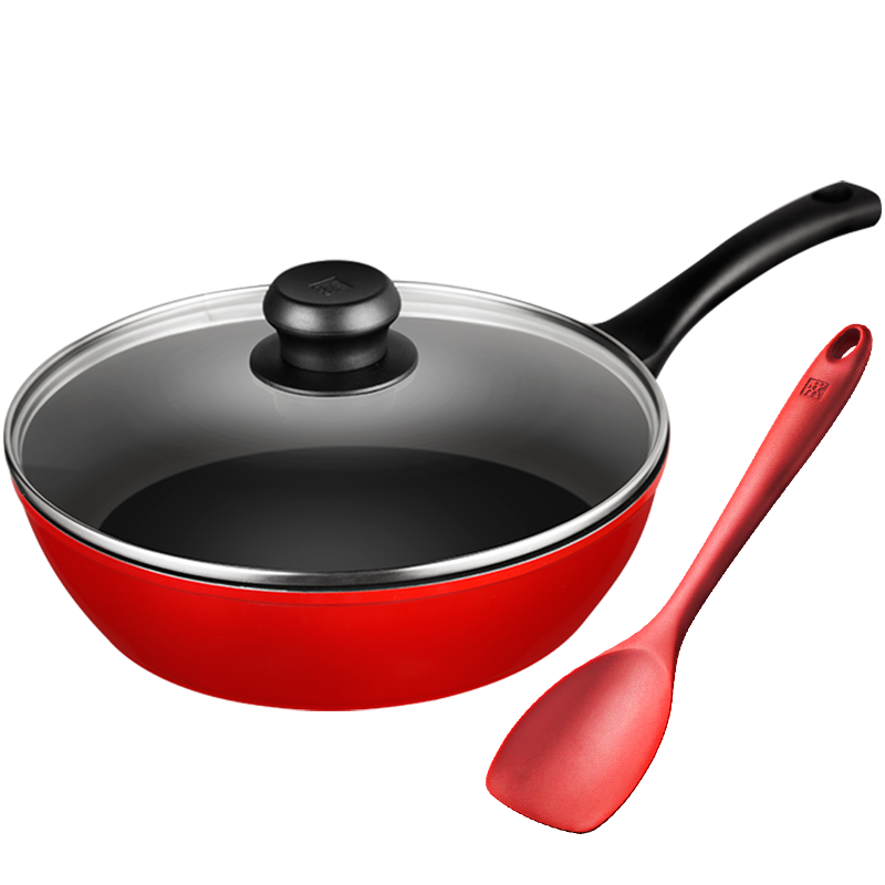 德国双立人(zwilling)炒锅 不粘锅 家用炒菜锅 煎炒锅28cm style系列