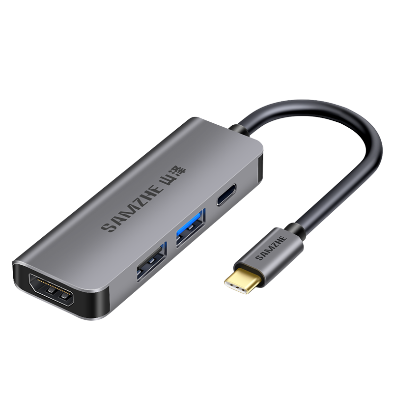 type-c扩展坞usb-c转hdmi转接头vga数据线 苹果电脑macbook pro转换器