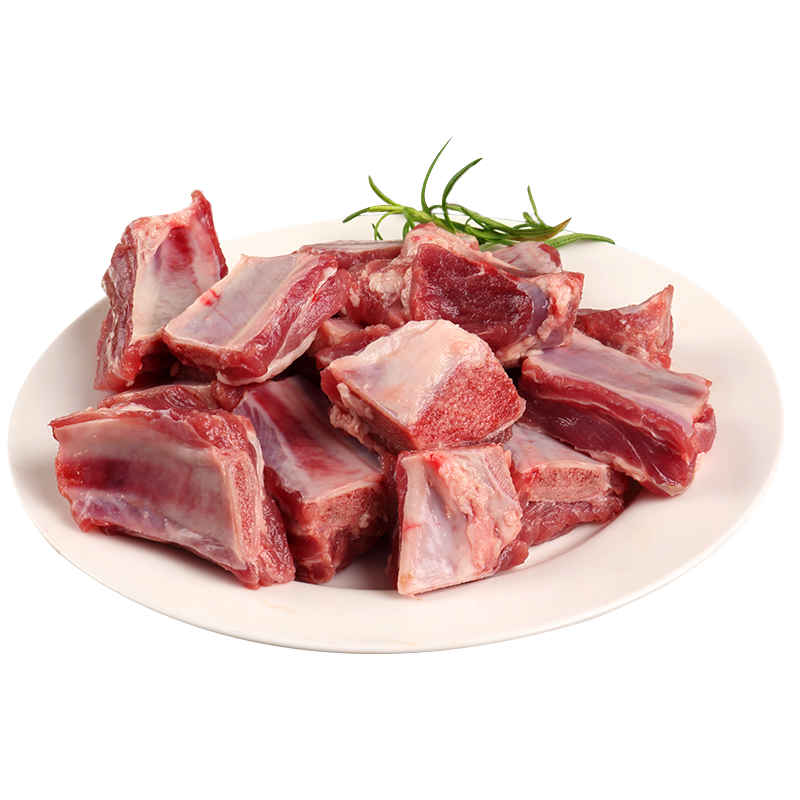 得利斯 黑猪前排500g 多肉黑猪排骨生鲜猪小排猪骨头 国产黑猪肉生鲜