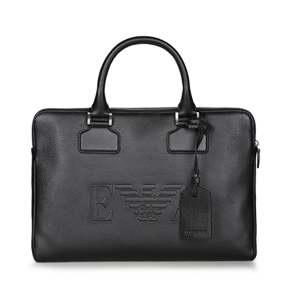 卡帝乐鳄鱼男士公文包311黑色