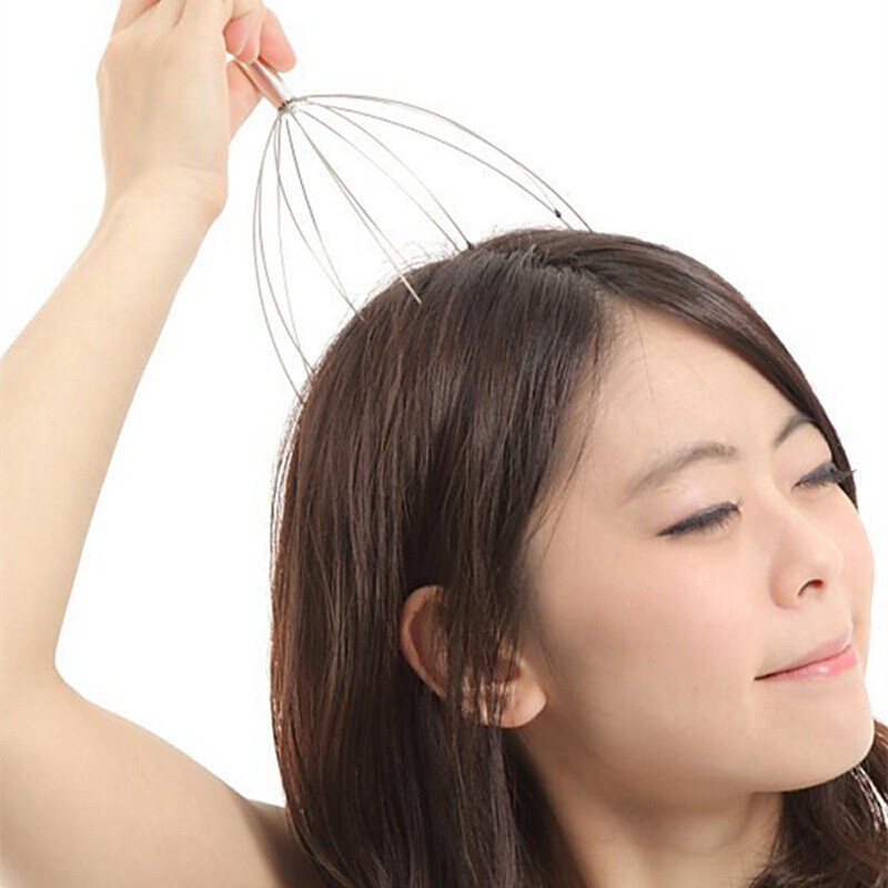 家用创意头皮爪抓头神器 八爪鱼头部按头挠背抓头皮挠头神器 2个装 9.