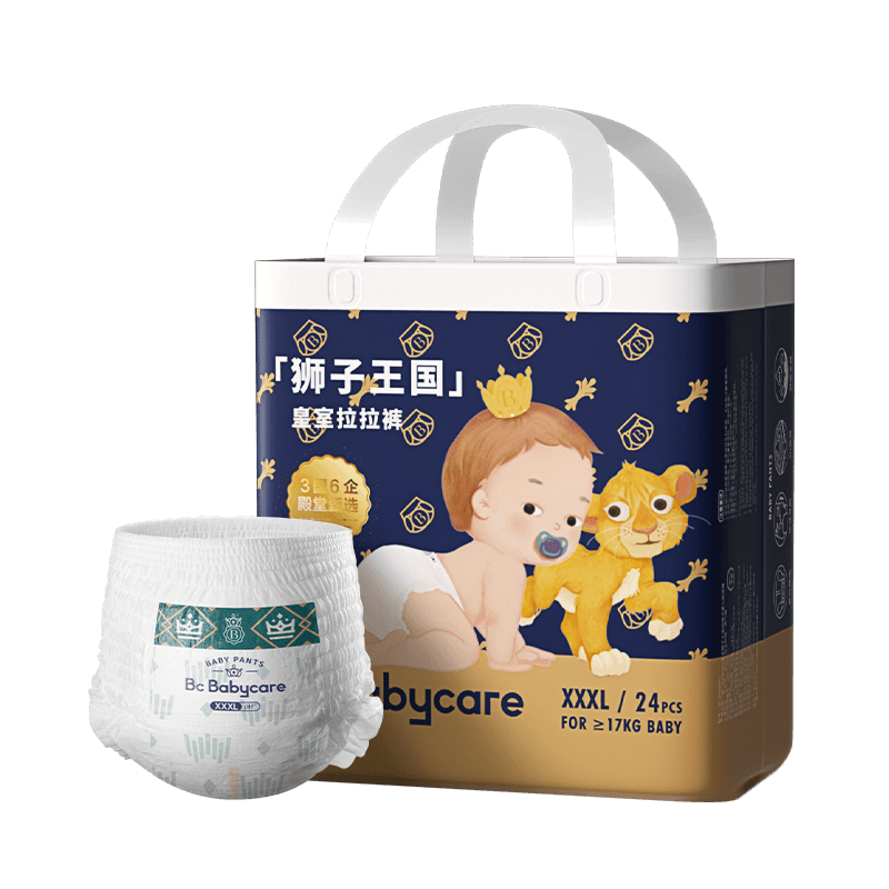 babycare 皇室獅子王國弱酸拉拉褲 xxxl24片 (>17kg) 加大號嬰兒