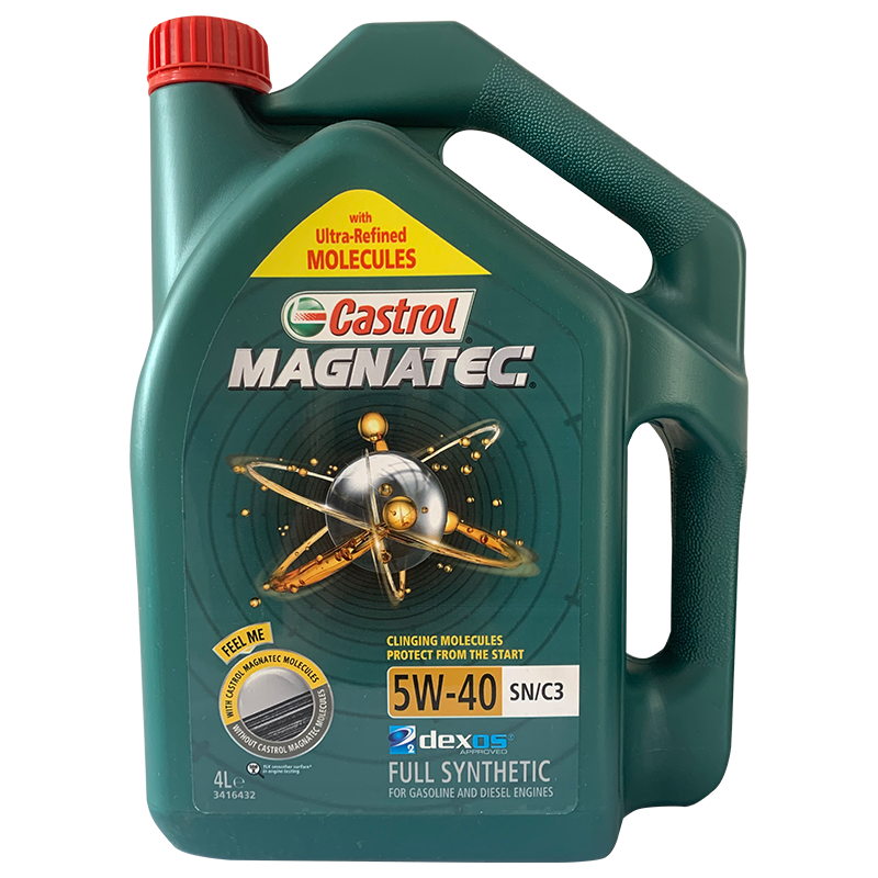 嘉实多(castrol)磁护全合成机油magnatec 5w-40 sn/c3 4l/桶韩国进口