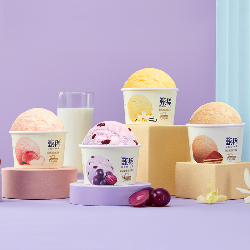 伊利甄稀香草提拉米苏冰淇淋90g*16杯 90.0元