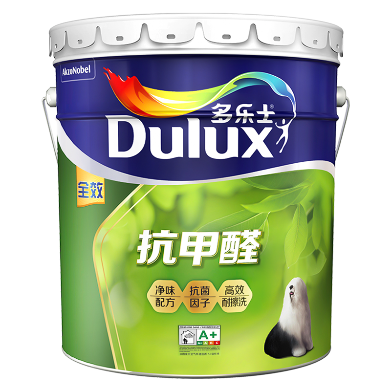 多乐士(dulux)抗甲醛抗菌全效墙面漆内墙乳胶漆 墙面漆 油漆涂料a999