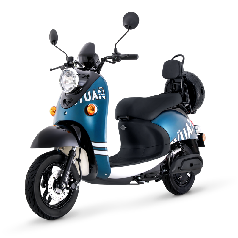 绿源电动轻便摩托车代步车时尚高端小龟王60v动力款   mh5 60v爱尔兰