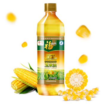 白菜价福临门食用油非转基因压榨一级黄金产地玉米胚芽油900ml