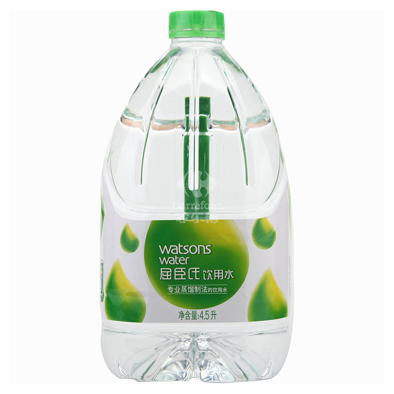 限地区屈臣氏watsons蒸馏水45l4桶2件
