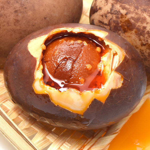 慢友专享-抵现红包:蛋小六 蟹香红皮烤咸鸭蛋 45g*20枚