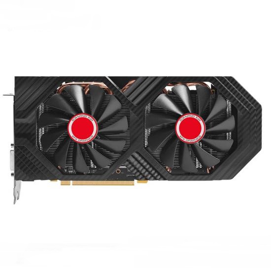 9日10点新品发售xfx讯景rx590gme黑狼版8g256bitgddr5显卡