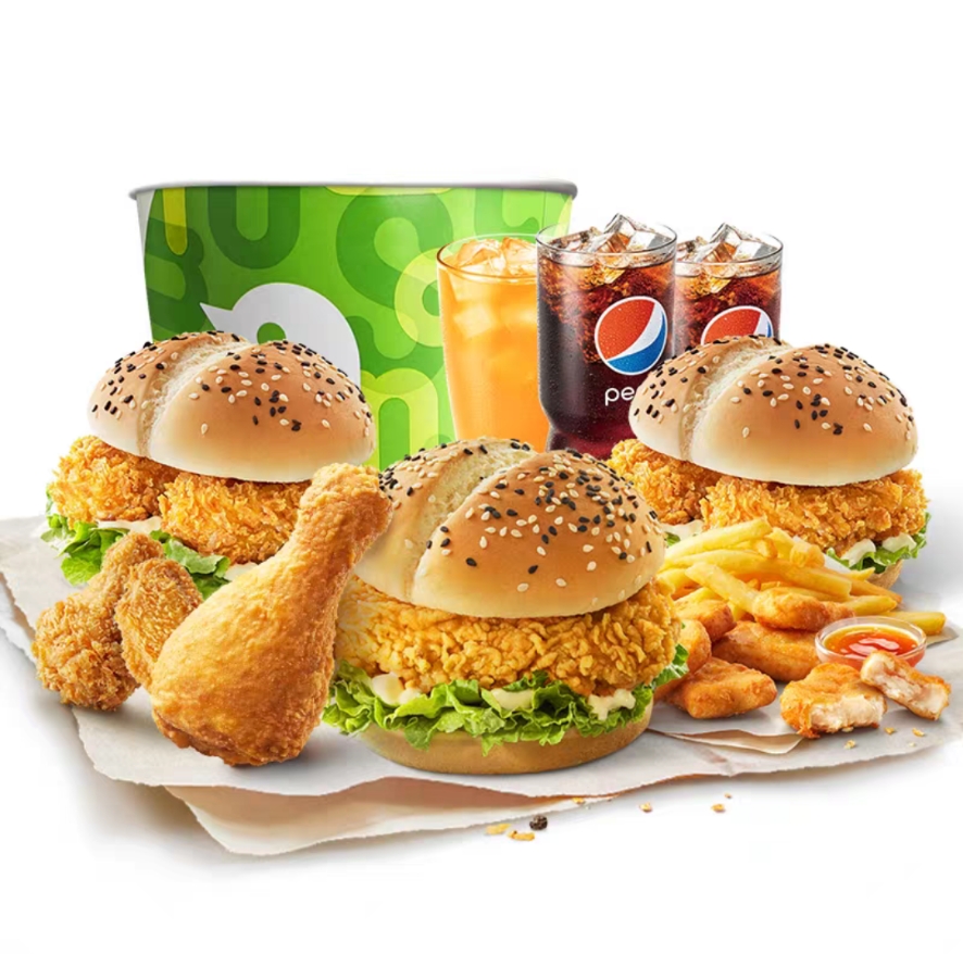 德克士多人欢享桶单次兑换券