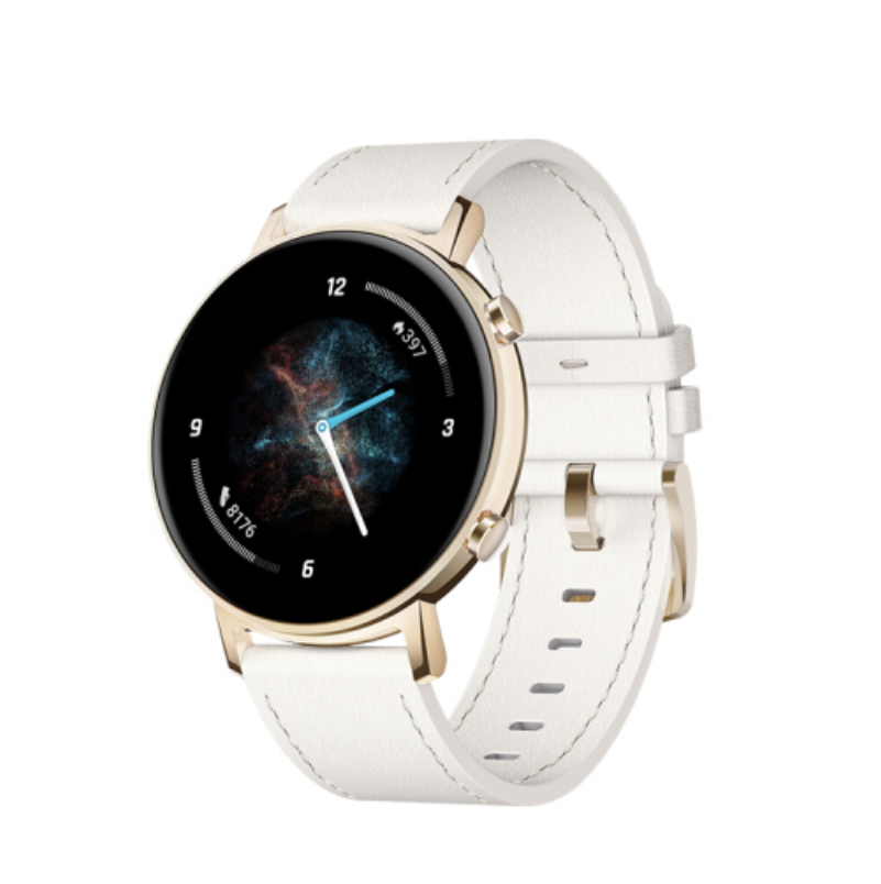 新色发售: huawei 华为 watch gt2 智能手表 42mm 凝霜白