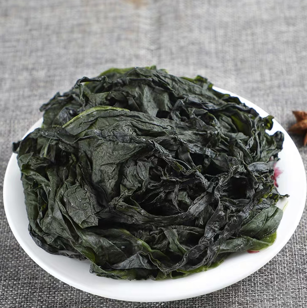 新鲜 海带苗 半干裙带菜 500g*2,13.8元包邮(折合6.9元/斤)—— 慢慢